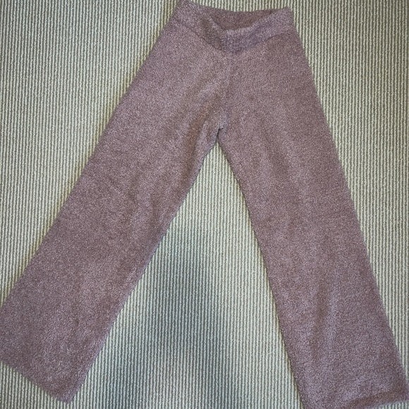 NWT Dynamite Plush Loungewear Pants Mauve/Dusty Rose - Picture 6 of 7